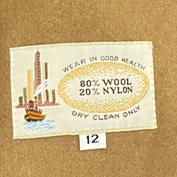 Vintage MISTY HARBOR Tan "Any Weather" Insulated Full Length Trench Coat - Picture 4 of 8